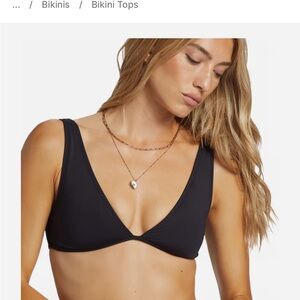 Billabong Black Triangle Bikini Top